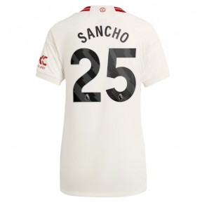 Manchester United Jadon Sancho #25 Koszulka Trzecich Kobiety 2023-24 Krótki Rękaw